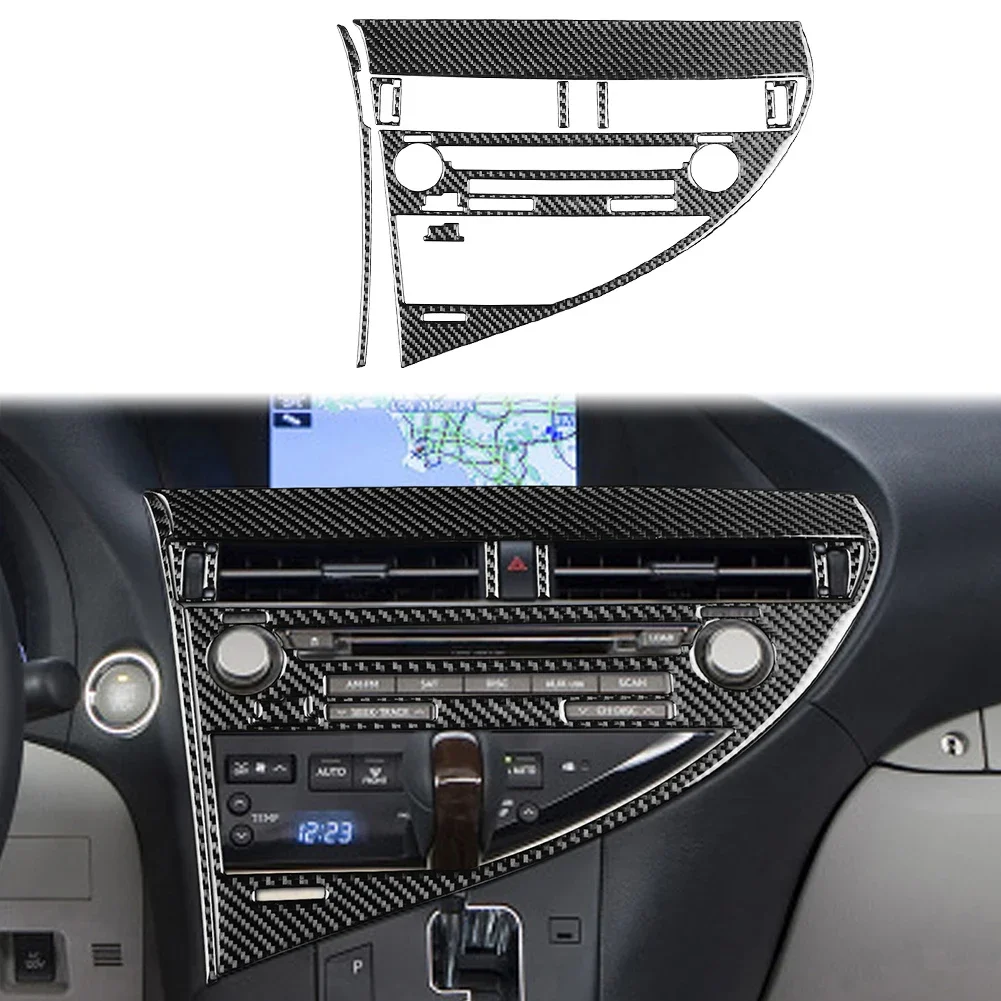Карбоновая Внутренняя Рамка CD для Lexus RX350 RX450h 2010 2012 модификация интерьера