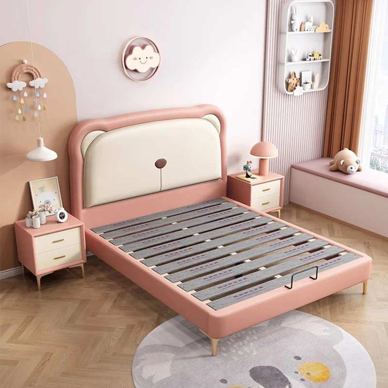 Двуспальная кровать для девочек и детей простая маленькая двуспальная принцессы