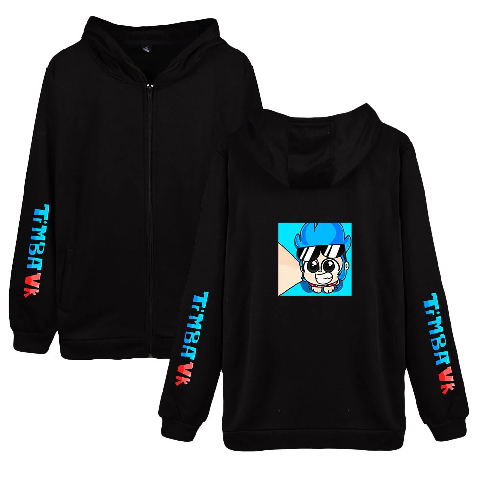 

Timba Vk Zipper Hoodies Women Men Long Sleeve Hooded Sweatshirt Unisex Casual Streetwear Fashion Clothes