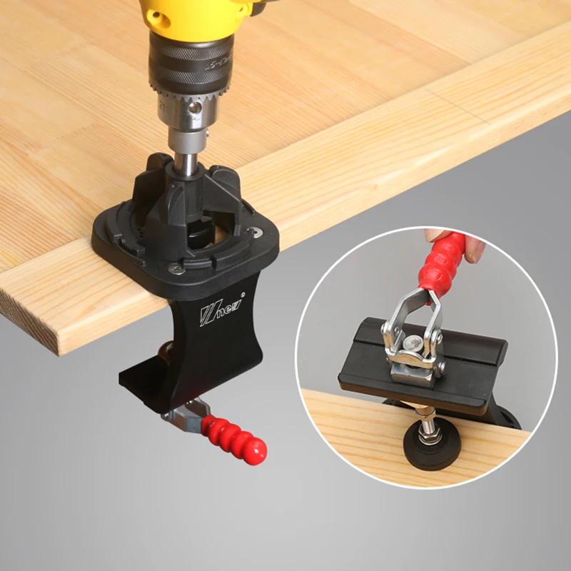 

New 35mm Concealed Hinge Jig Kit Door Hinge Hole Locator Template for Face Frame Cabinet Cupboard Door Hinges Woodworking Tool