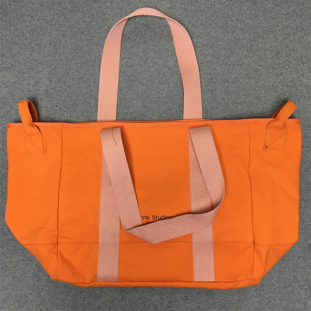 

Large Capacity Handbags Women Canvas Shoulder Bag Fashion Big Tote Casual Design Woman's Bags Red/Orange/Gray/Black Color Bags