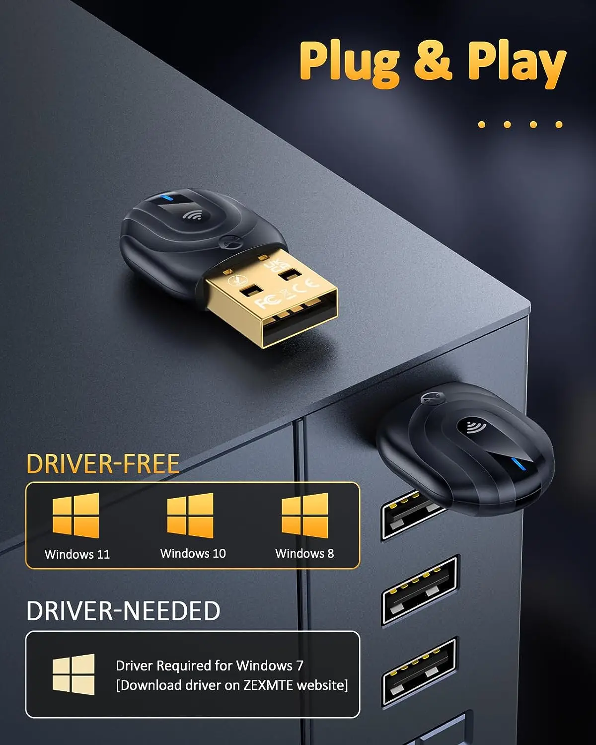 Рисунок 2 - Адаптер Bluetooth Zexmte