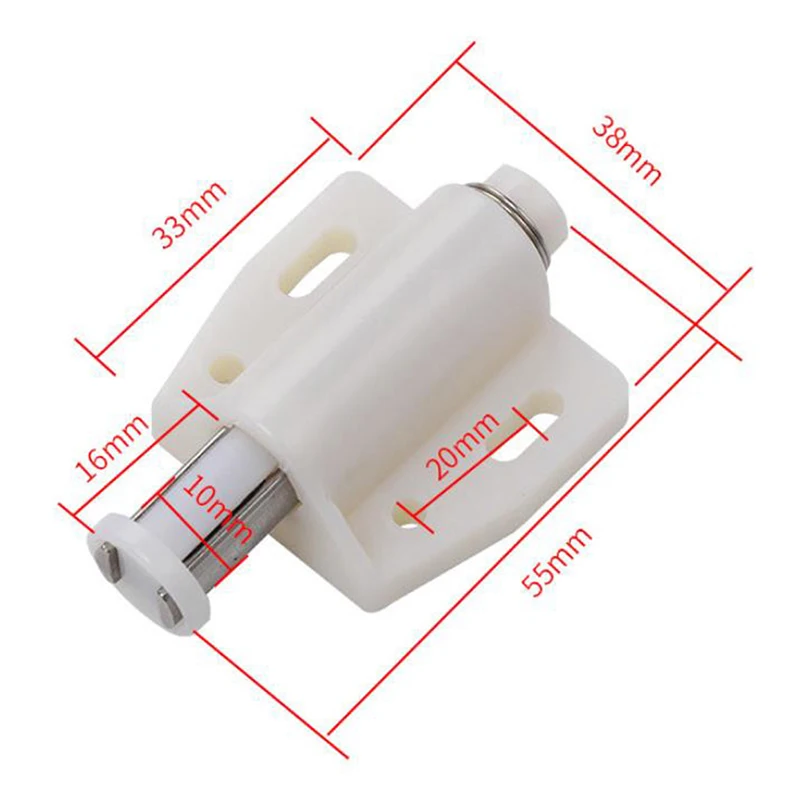 Cabinet Door Stopper Magnet Catch Automatic Bouncer Spring Switch Closer Quiet Close Lock for Furniture Cupboard Drawer |