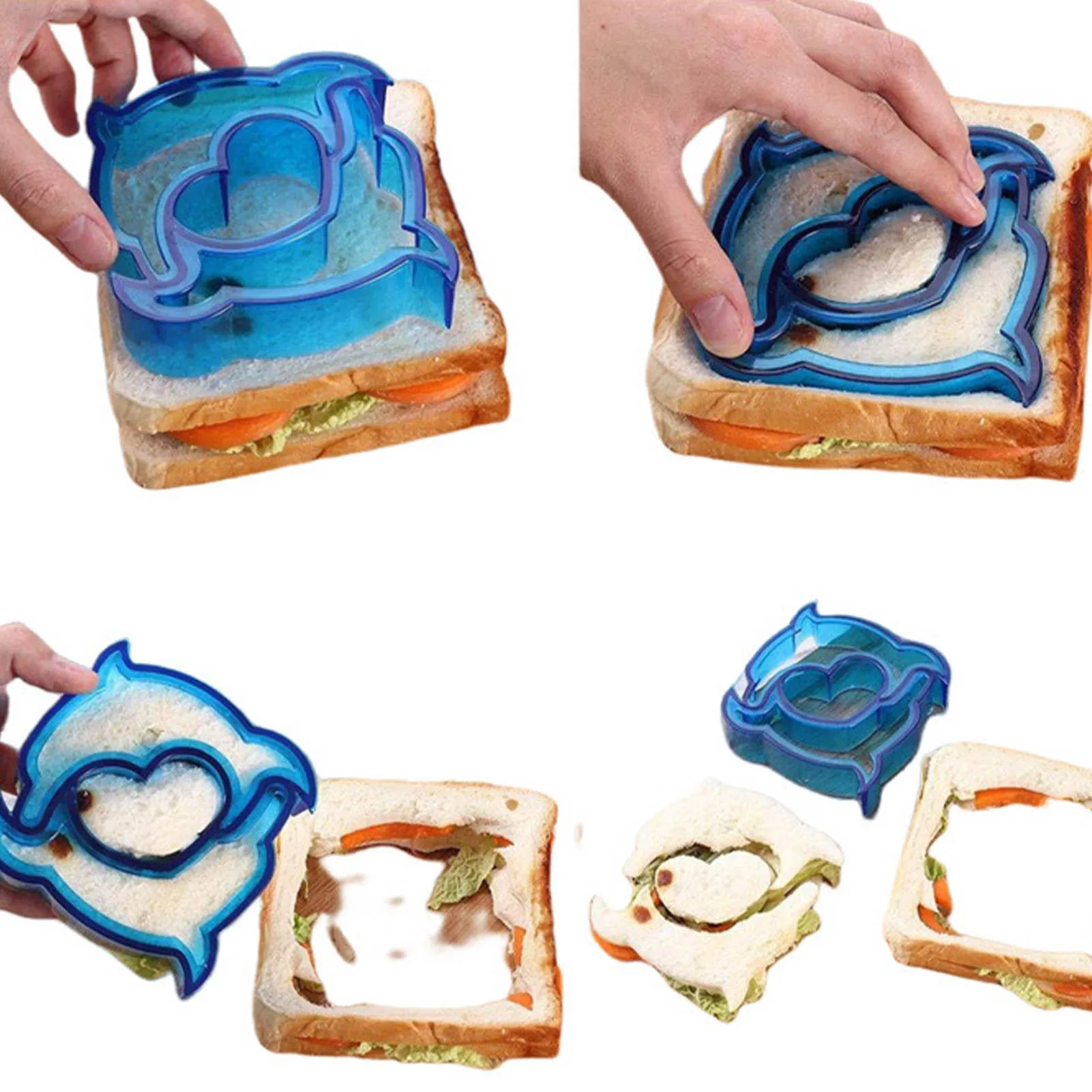 

16pcs/set Sandwich Cutters Mould Baking Tools Set Lunch Cutter Interesting Kitchen Accessories DIY Toast Cookie Baking Mold