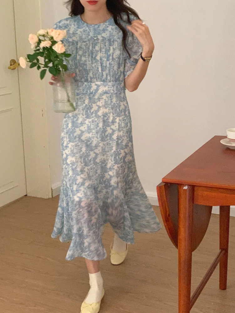 Женское винтажное платье-русалка