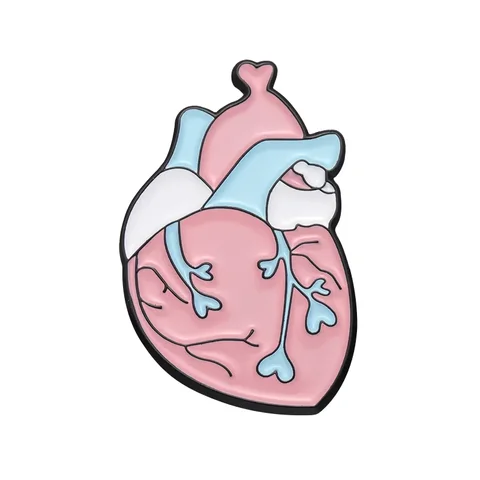 Эмалированная брошь "Права человека" XioMara