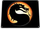 Классический аркадный шатер Keviewly Mortal Kombat для борьбы, игровая комната, Настенный декор, большой размер-8x12 дюймов