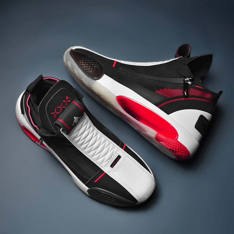 Explosive Basketball Shoes Couples High-top Unisex Sports Fashion Trend Actual Combat Outfield Shoes All-match Casual