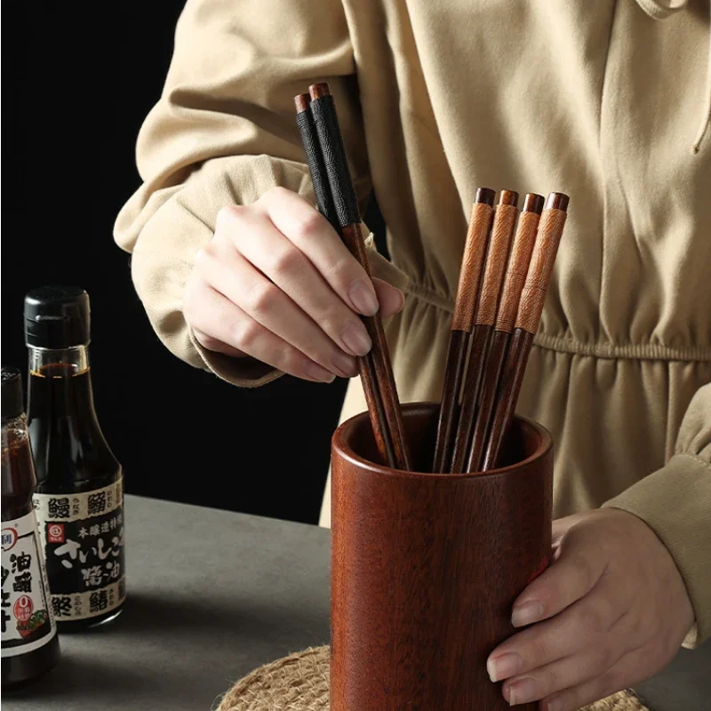 Экологичные деревянные палочки для еды в японском стиле домашнего использования