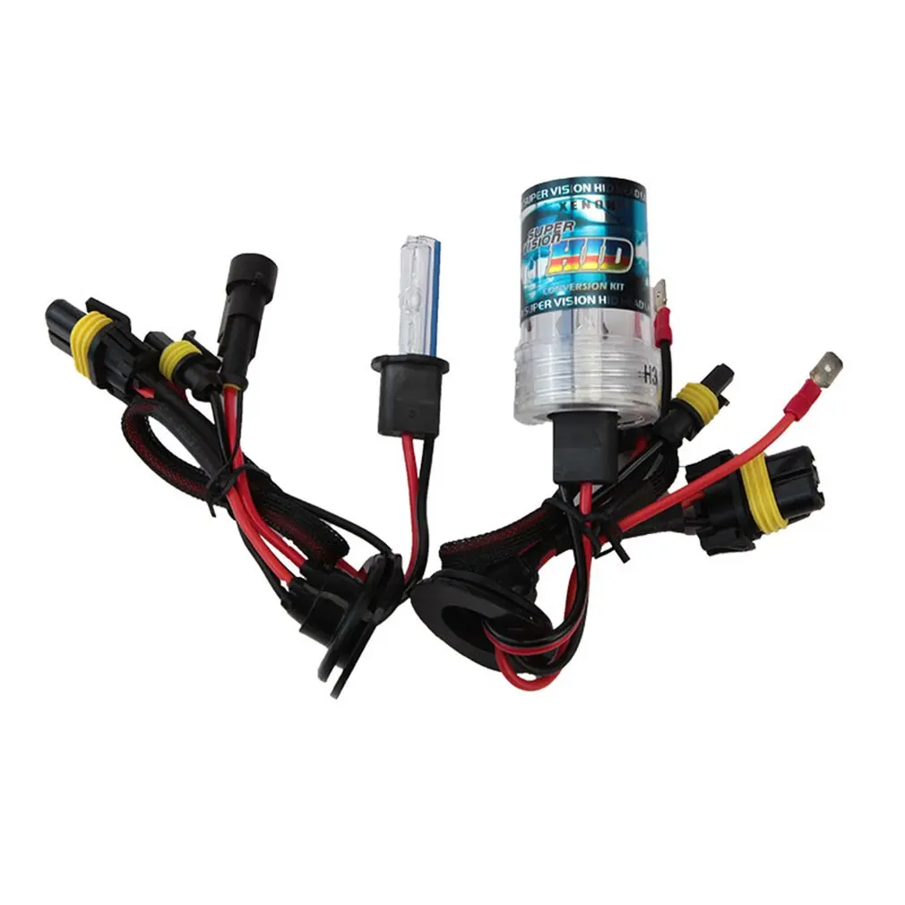 

Ксеноновая автомобильная лампа H3, 2 шт., 35 Вт, супер яркие фары, противотумансветильник светильник, ксеноновая лампа светильник аемая автомо...