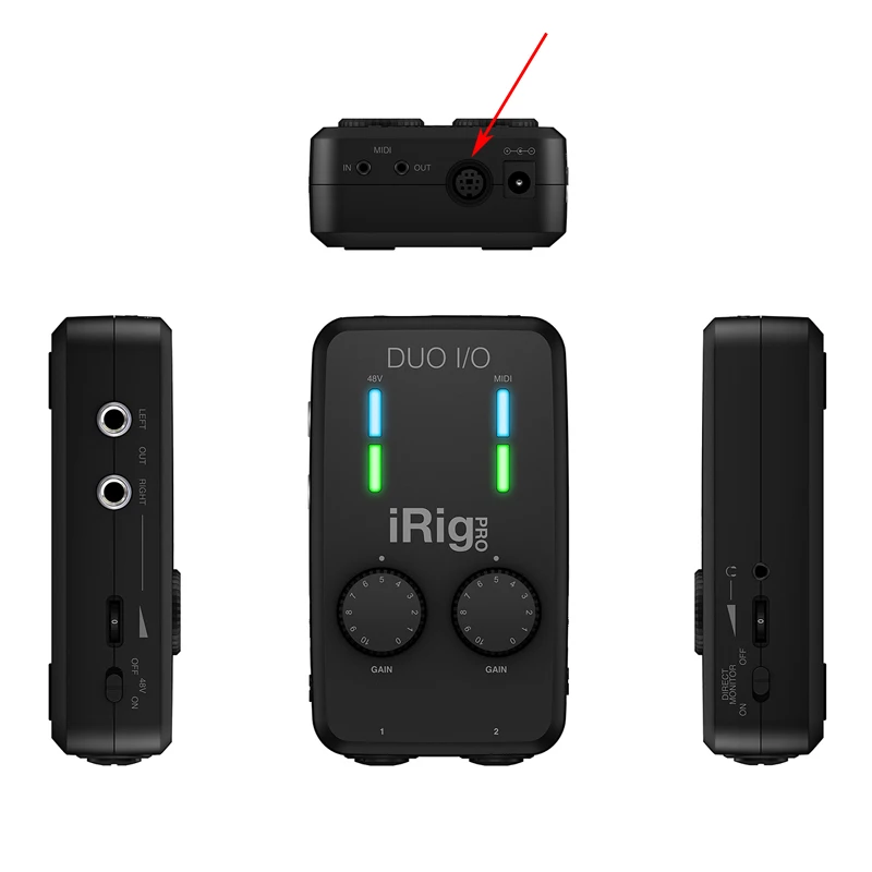 Мультимедийный кабель IK с USB на Mini-Din для iRig серии iRig HD HD-A Keys IO 2549 MIDI 2 Pro Duo Pro IO Stream (art.: 3920c034af23d) - 3920c034af23d