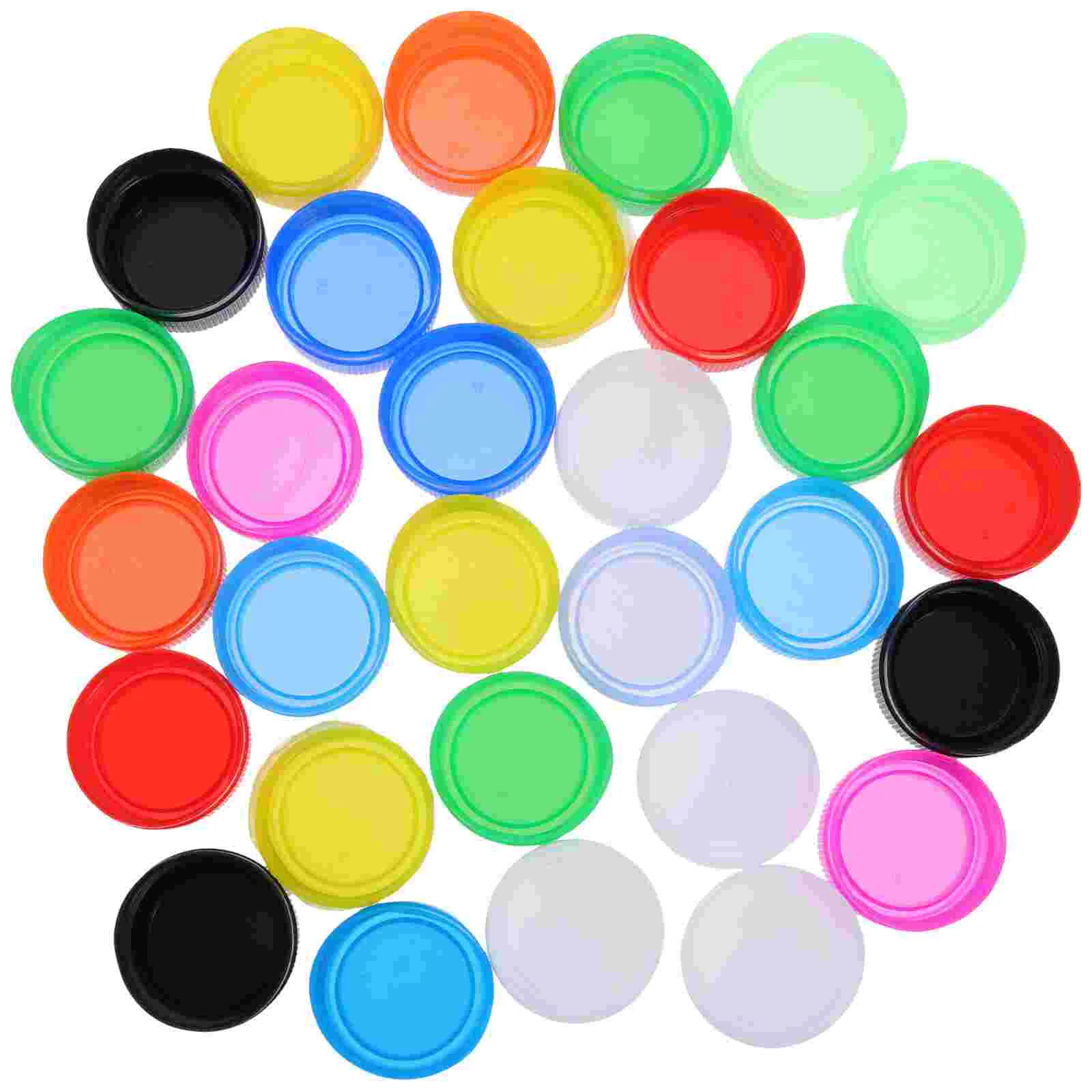 

100 Pcs Bottle Caps Brewing Plastic Bottle Tops Craft Kids Plastic Water Vintage Decor Milk Bottle Lids Bottle Caps Homebrew