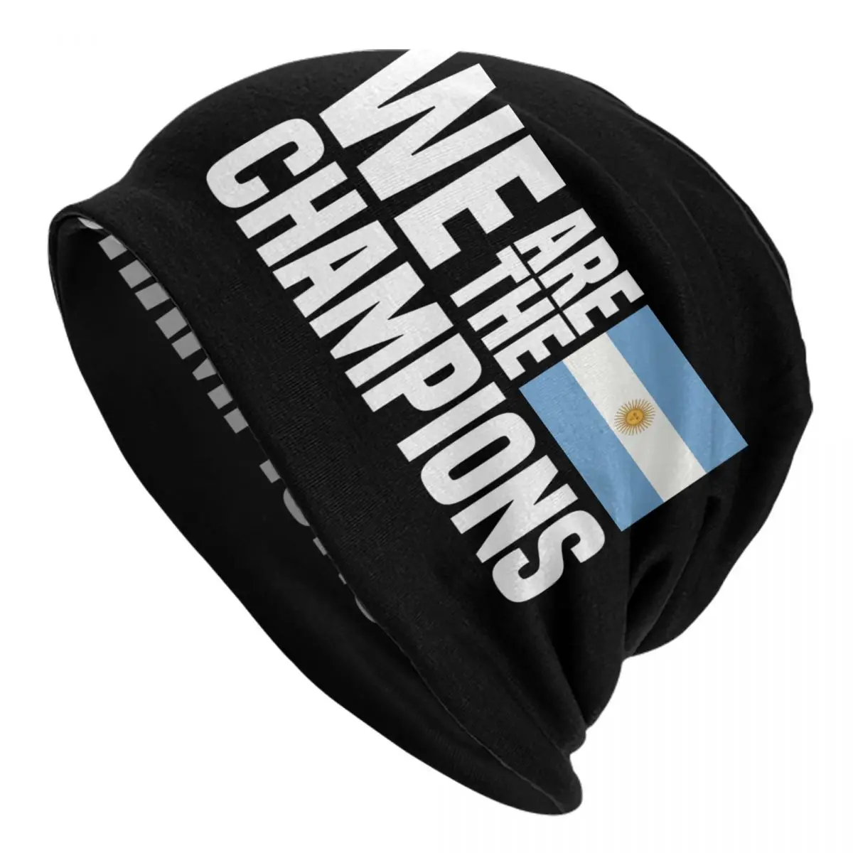 

Мы чемпионы Аргентины, шапочки, облегающие шапки, шапки унисекс, зимняя теплая вязаная шапка, шляпа с флагом Аргентины, шапки, уличная Лыжная...