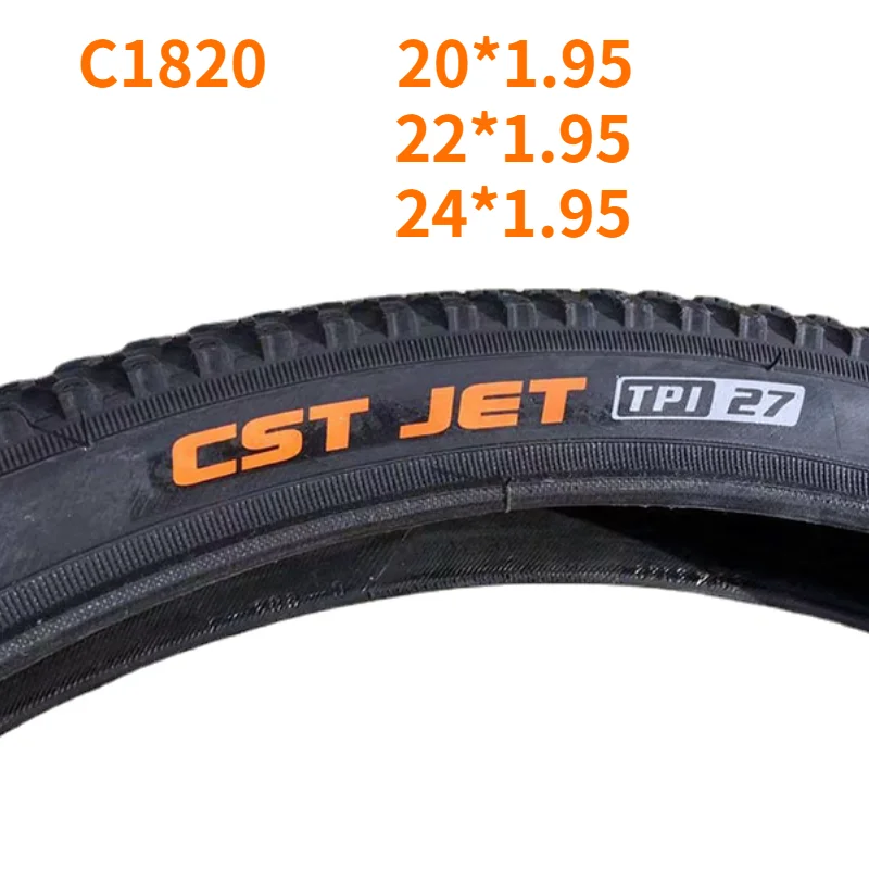 

CST mountain bike tires C1820 Bicycle parts20*1.95 22*1.95 24*1.95 27TPI Antiskid wear resistant bicycle tire