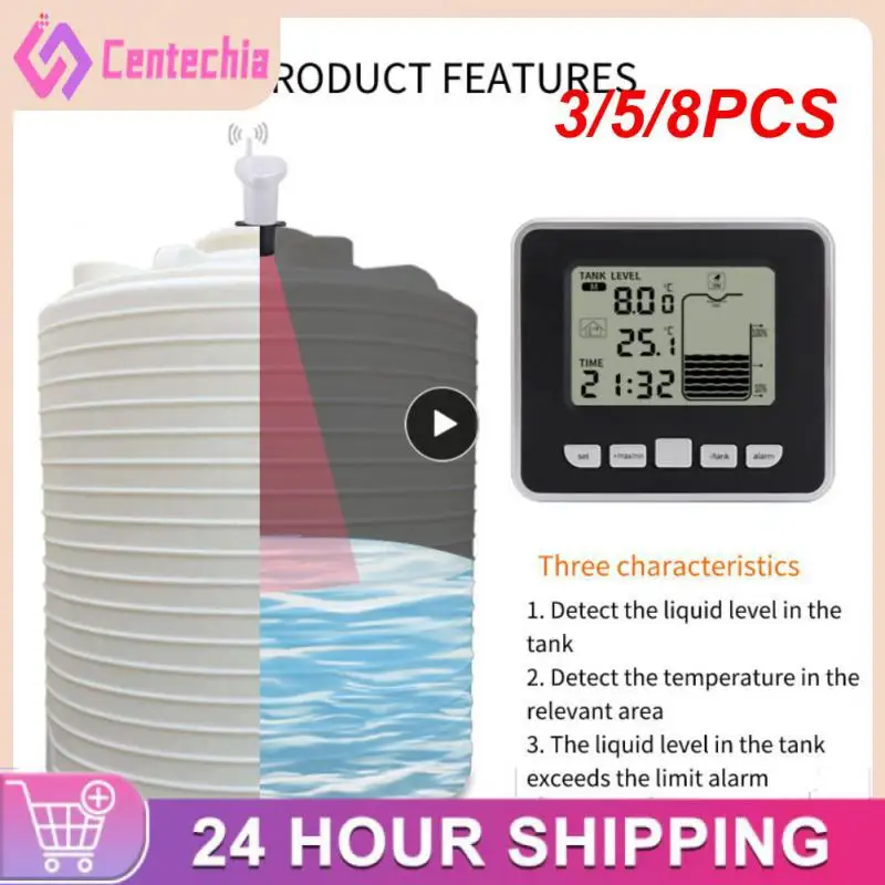 

3/5/8 шт. Беспроводной ультразвуковой измеритель уровня воды