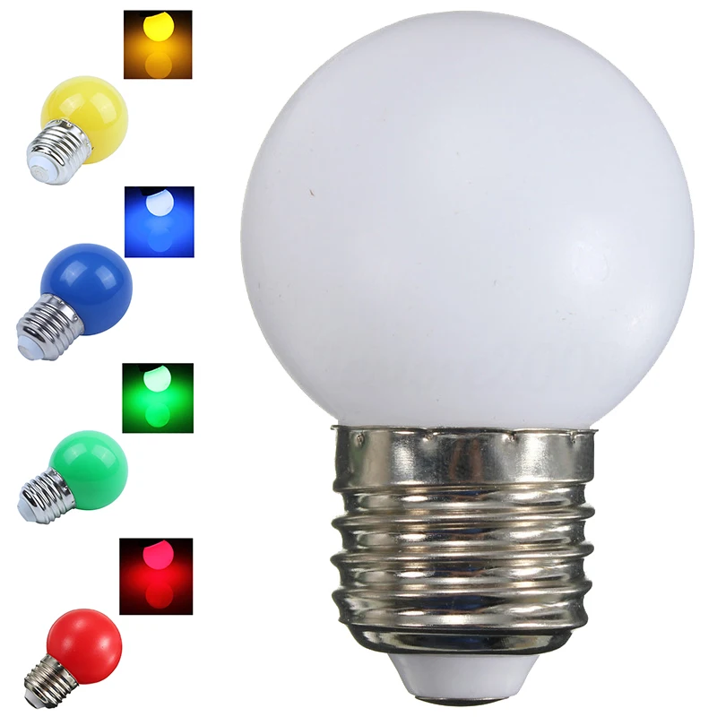 

E27 3W 6 SMD LED Energy Saving Globe Bulb Light Lamp AC 110-240V, Red