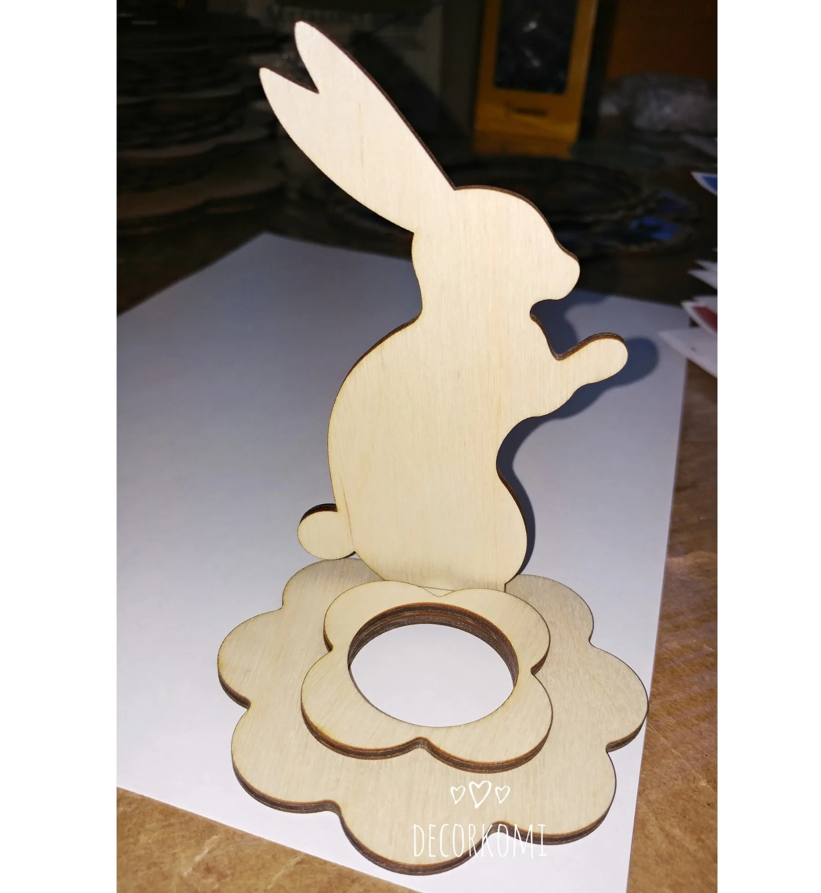 Пасхальная подставка для яйца &quotЗайка&quot ДекорКоми 10шт | Мобильные телефоны и