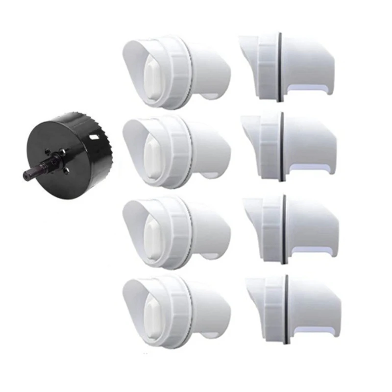 

Rainproof Poultry Feeder Port 9 Piece Set DIY Poultry Pro Feeding Kit Special Tools For Breeding Chickens Ducks