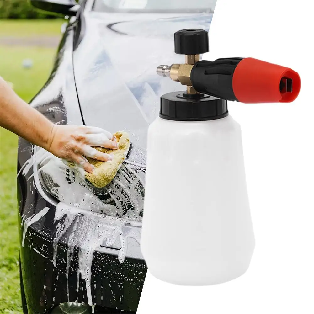 Красная насадка медная пена высокого давления для мойки автомобиля может