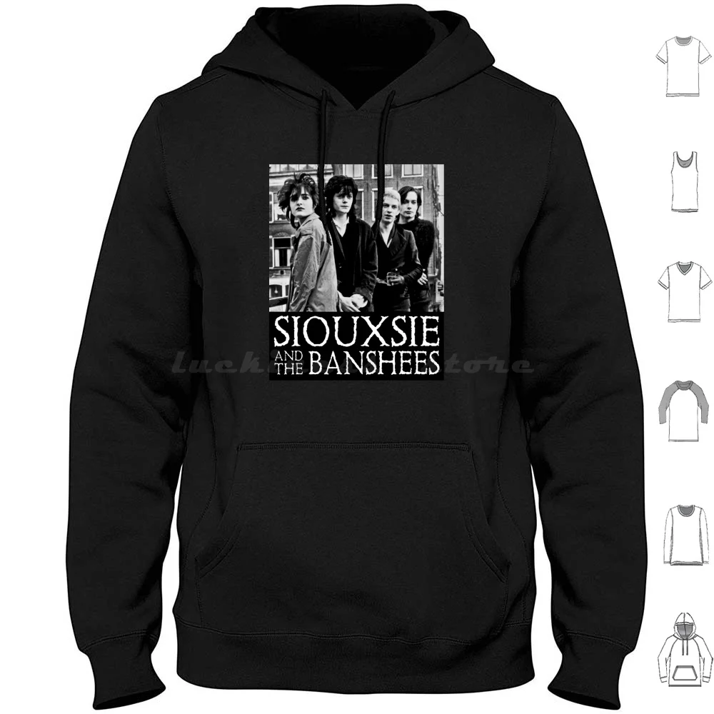 

The Siouxsie And The Banshees Hoodie cotton Long Sleeve Hardcore Punk Clothings Punk Music Decoratives Gothic Woman Man
