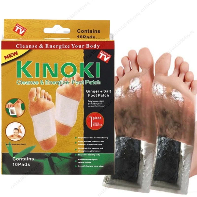 

10 pairs/box Detox Foot Patch Tradition Chinese Medicine Wormwood Health Body Detox Improve Sleep Foot Care Patch Dropshipping