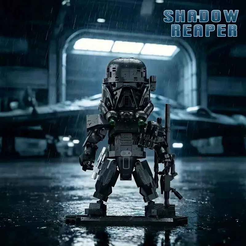 Фото Наборы строительных блоков MOC Star Movie: Шлем генерала Гривуса и модель солдата Шок-Троупера. Игрушки для взрослых в подарок. №5