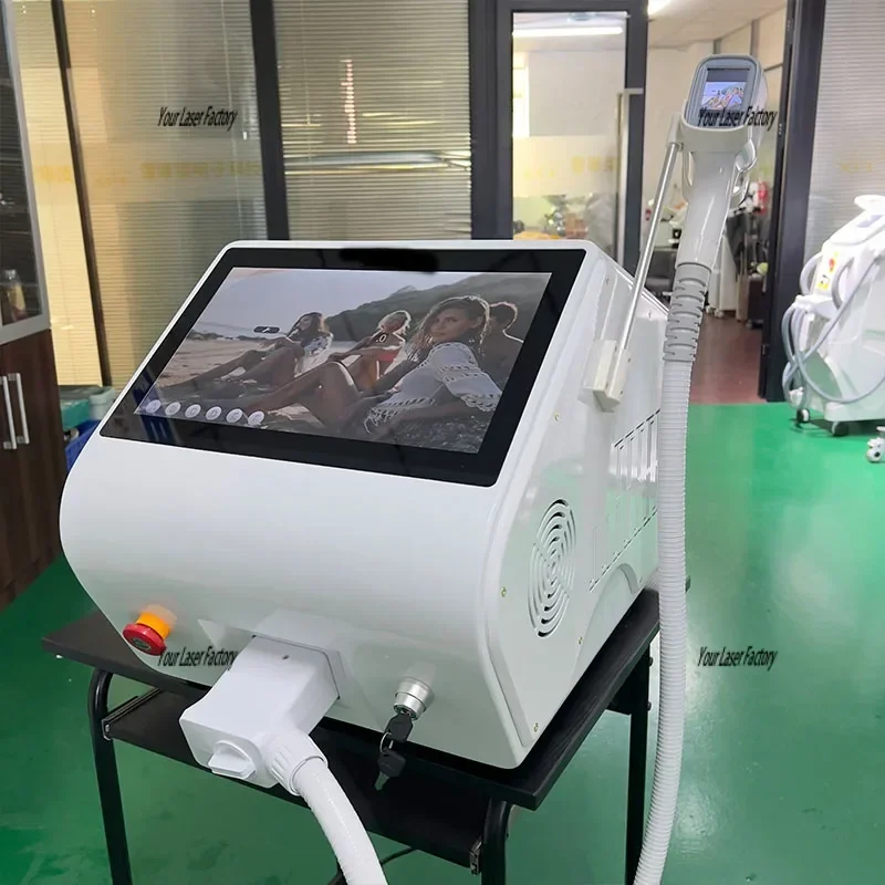 2024 Nieuwste 808 нм Диодный лазер Ijs Platina Онтрирующий аппарат 755 1064 Haar Verwijderen Laser