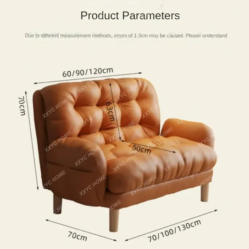 Диван с откидной спинкой для спальни двухместный диван маленькое кресло отдыха