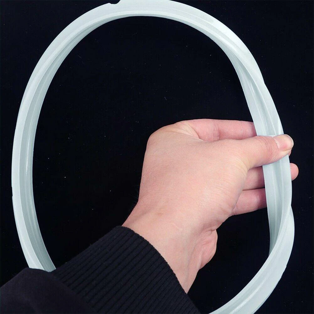 

Cooker Gaskets Silicone Rubber Lid Sealing Ring Electric Pressure Cooker Clear Replacement For Cooker Gaskets Accessories
