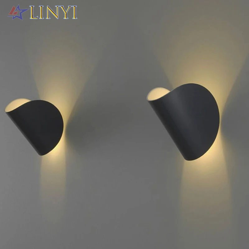 

Modern Bedside Indoor Outdoor Wall Lamp Rotate Led Creative Wall Lamps Minimalist Aisle Living Room Bedroom Bedside Lamps