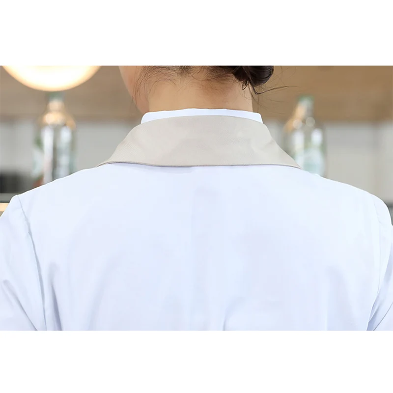 Официантка для отеля ресторана Женский фартук платье с карманом