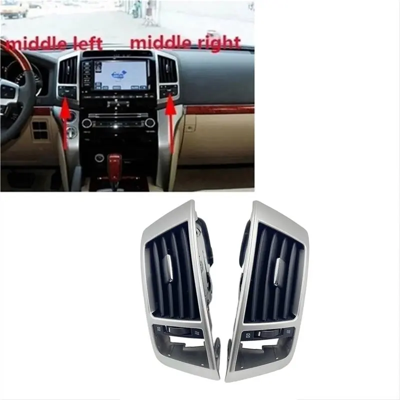 Фото Снижение цены! Для Toyota Land Cruiser 200 2008-2015: решетки воздуховодов кондиционера (55670-60190, 55680-60130) для LC2 №5