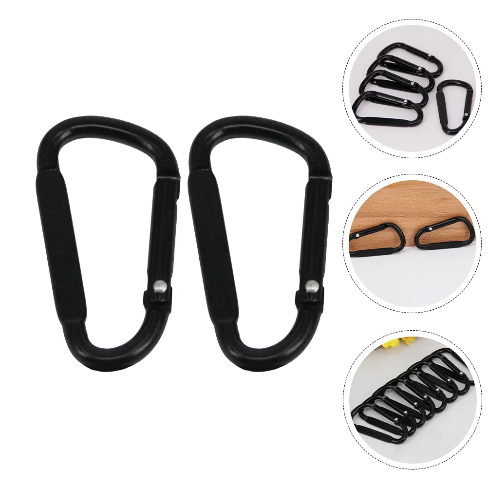 

Carabiner Hooks D Multi Functional Climbing Hook Chain Safety Carabiners Clips Pendants Key Aluminum Camping Buckles Shaped