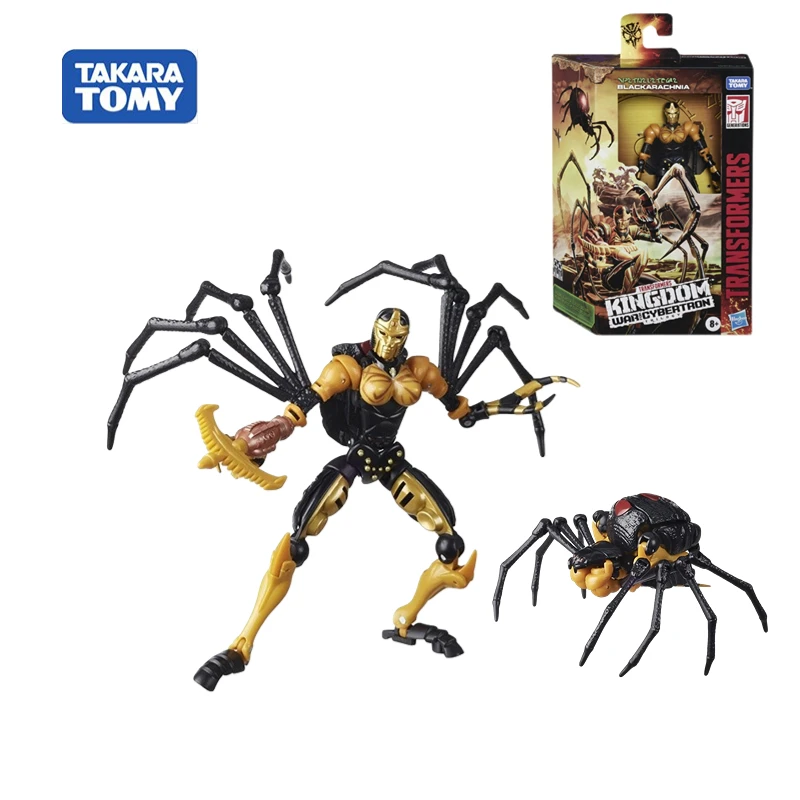 

TOMY Anime Peripheral TAKARA Transformers Battle for Cybertron Kingdom Enhanced Black Widow Spider Warrior Model Toy Hobby Gift