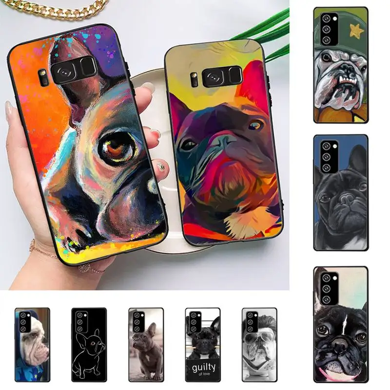 

Pug Dog French Bulldog Phone Case For Samsung Galaxy Note 10Pro 20ultra cover for note 20 note10lite M30S
