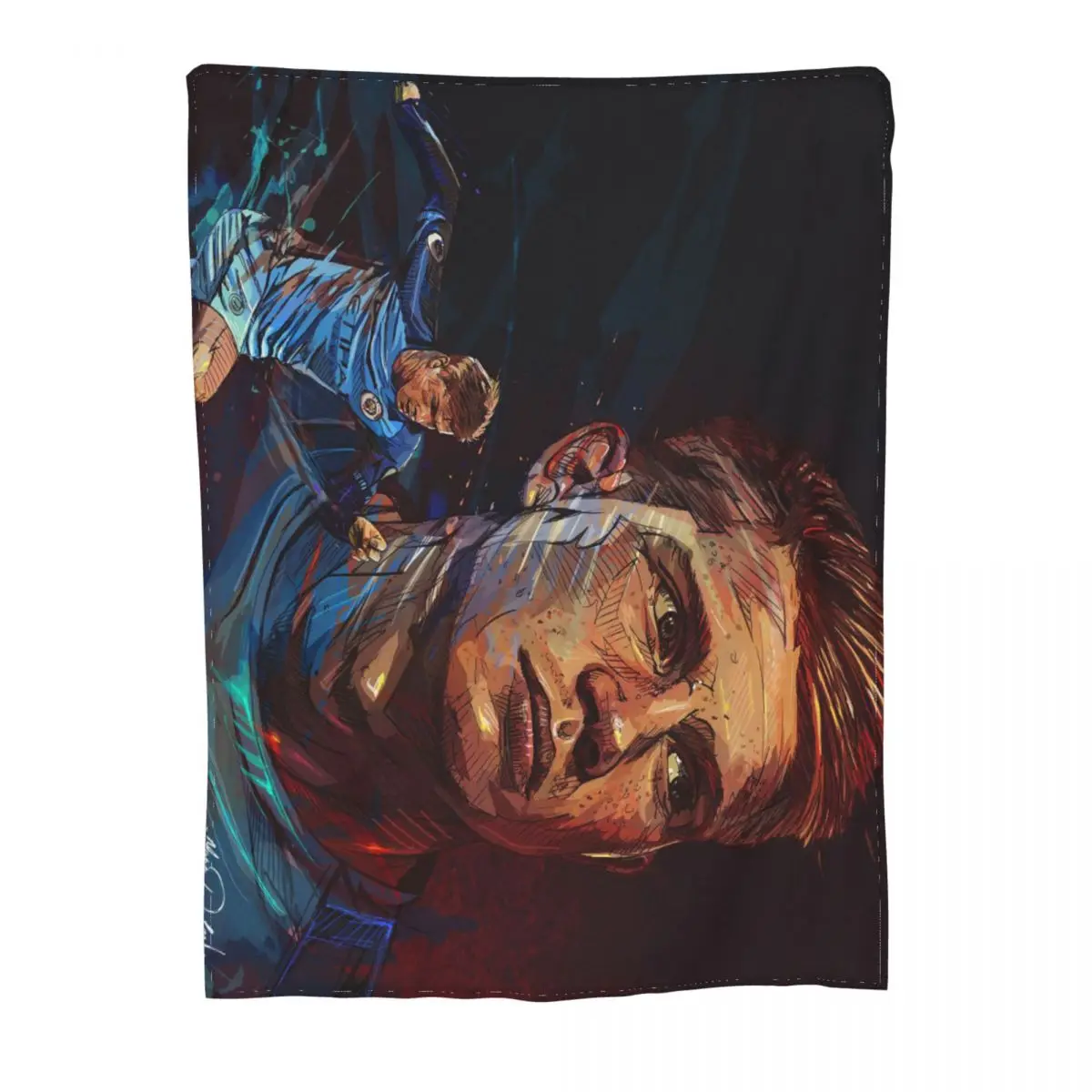 Флисовое одеяло Kevin De Bruyne An