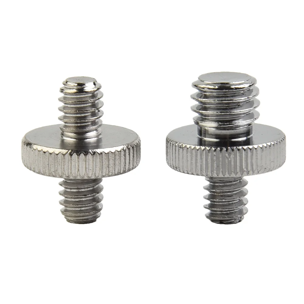 

Male Threaded Screw Double-headed 1/ 4" Male Screw Thread Convert Adapter For Camera Tripod Ballhead