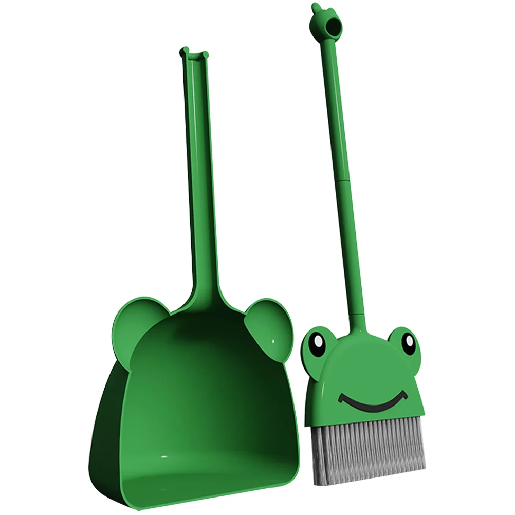 

Small Cleaning Tool Home Kid's Broom Kindergarten Kids Housekeeping Dustpan Playset