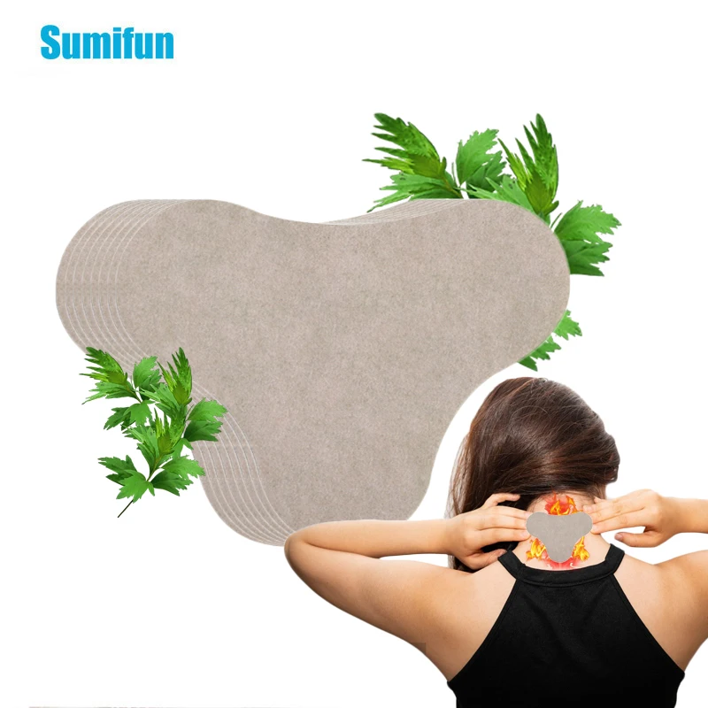 

12Pcs Wormwood Cervical Patch Arthritis Rheumatism Self-heating Sticker Knee Joint Muscle Pain Relief Moxibustion Care Plaster