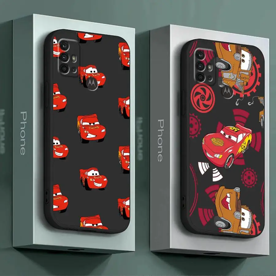 Disney Lightning McQueen Cute Phone Case for Motorola Moto G30 G31 G50 G51 G60S G71 G22 G32 G52 G72 G53 G73 Back Soft Cover