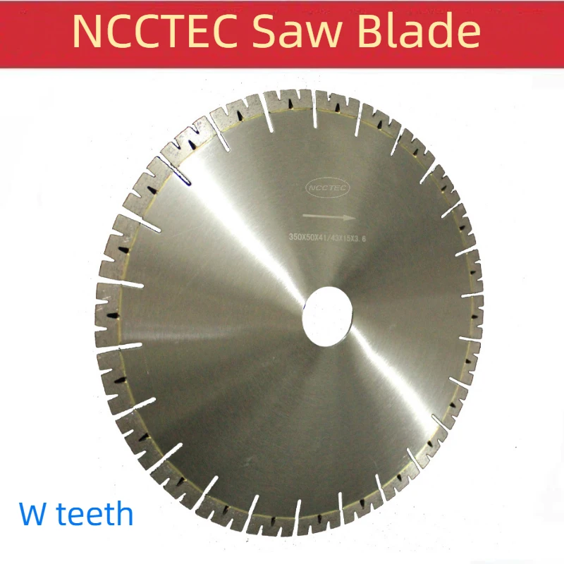 W Segments 14'' Diamond Saw Blade for Cutting Granite Marble Stone Ceramic Tile 350mm Saw Blade CD Cutting Disc Disk Wheel Plate