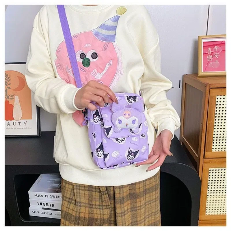 Новая сумка через плечо MINISO Sanrio из аниме серии Hello Kitty с героями мультфильмов