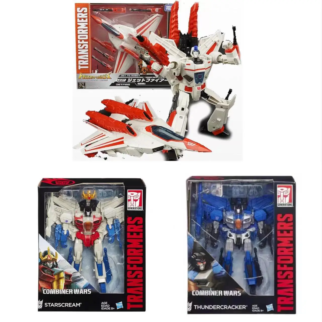 TAKARA Игрушка-трансформер Японская версия Classic 4.0 LG07 LG-07 Лидер IDW Skyfire Thundercracker Starscream KO