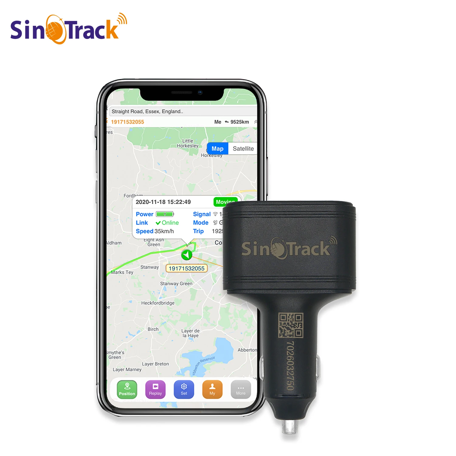 

SinoTrack Dual USB Автомобильный прикуриватель GPS-трекер ST-909 Автомобильное зарядное устройство для телефона с бесплатным онлайн-приложением слежения