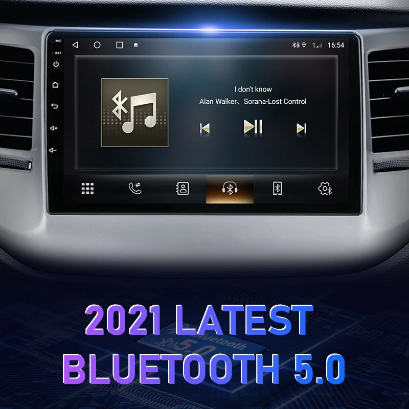 JMCQ Android 11 4G 2 Din для Hyundai Tucson IX35 3 2015-2018 автомобильное Стерео Радио мультимедийный