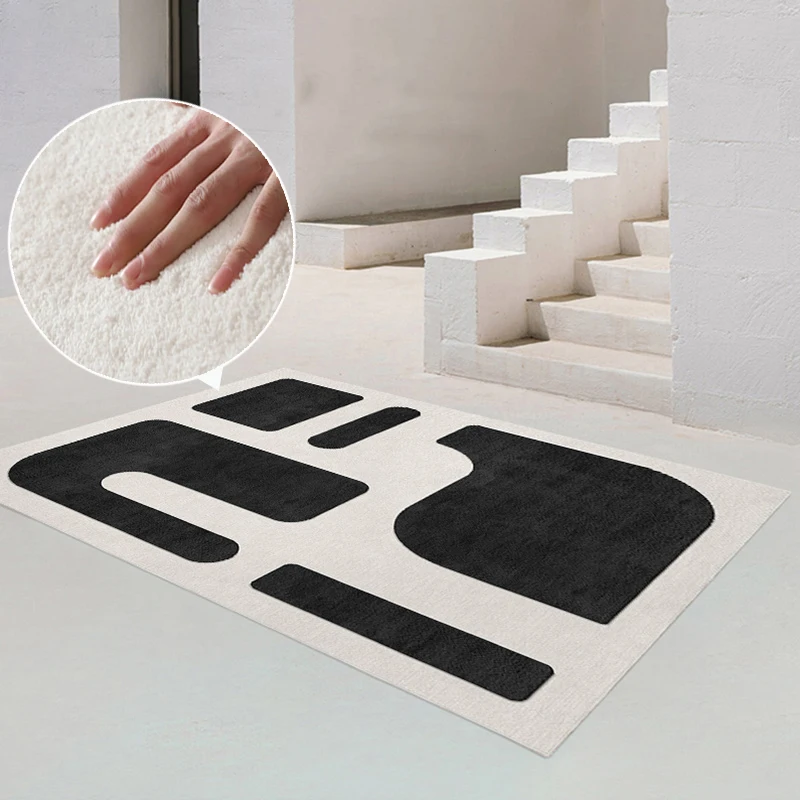 

Italian Minimalism Plush Carpet Living Room Sofas Large Area Rugs Ins Bedroom Decoration Carpet Aesthetic Fluffy Soft Floor Mats