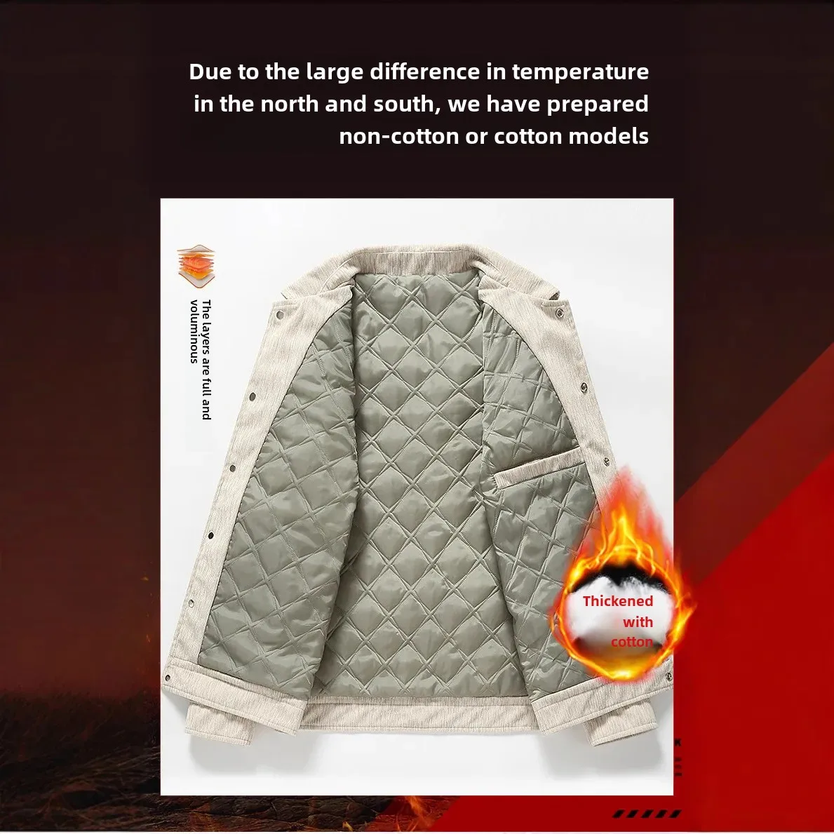 2024 новая трансграничная осенне-зимняя вельветовая мужская куртка с лацканами