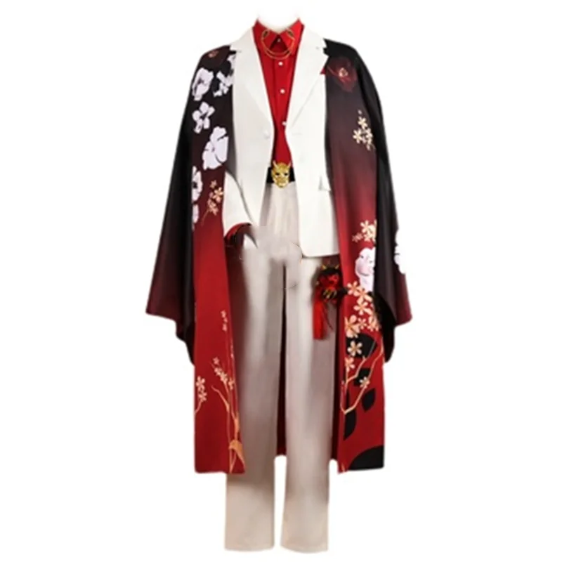 

Anime Nijisanji vtuber Vox Akuma Vokes Cosplay Costume Uniform Unisex Daily Suits Outfit Halloween Carnival Fancy Party Dress