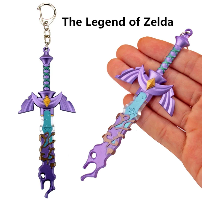 

Zeldas Tears of The Kingdom Link Hero Master Sword Keychains The Legend of Zeldas Series Metal Key Ring Key Chain Toys Fans Gift