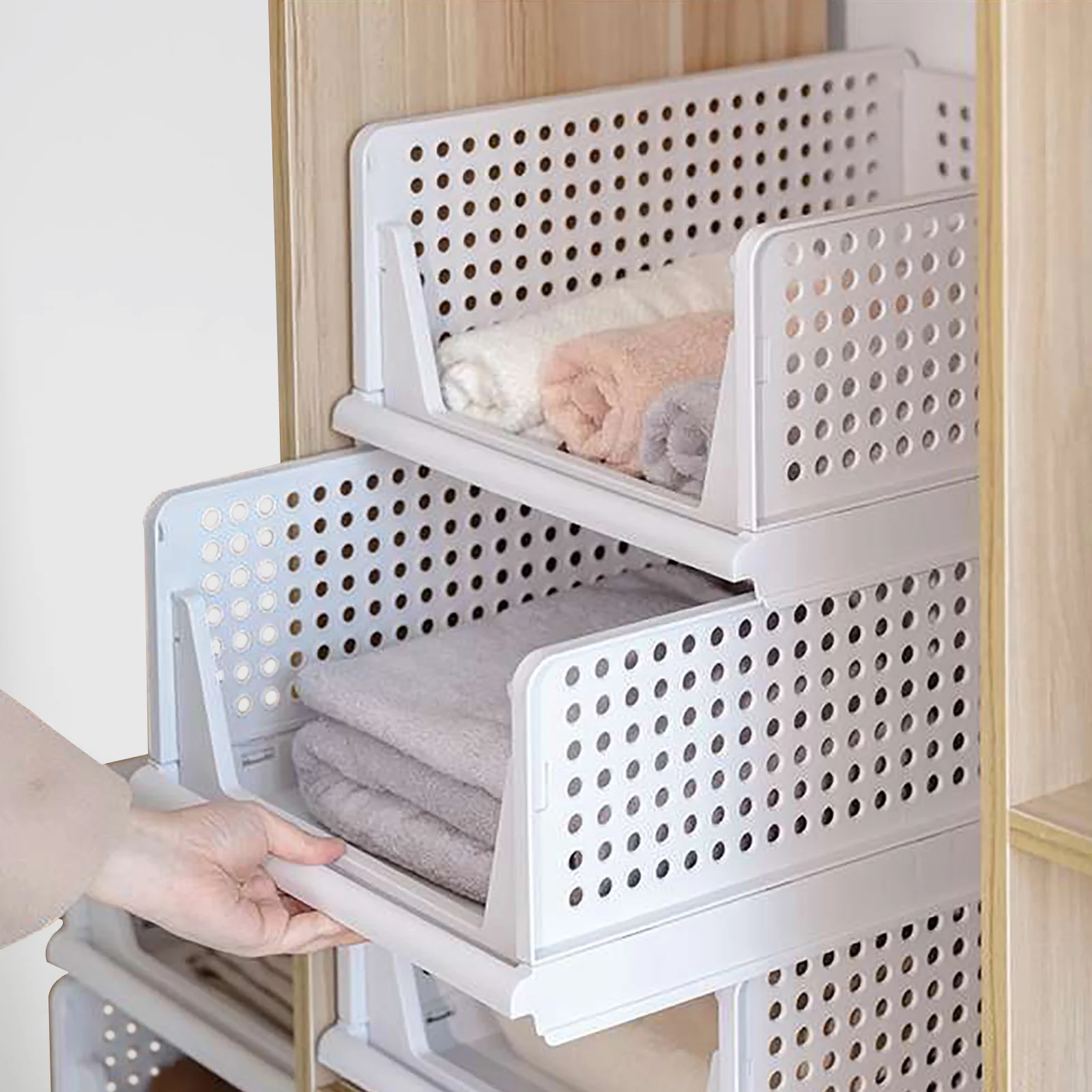 1 Pc Home drawer wardrobe organizer rack Closet Clothing Organizer Storage Multilayer cabinet clothes Shelf Rack Box Layered | Дом и сад